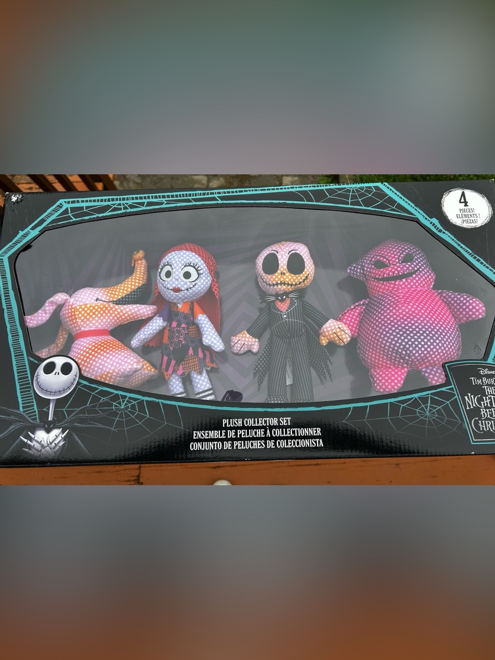 Nightmare Before Christmas 4 Pc Plush Collectors set, NIB!